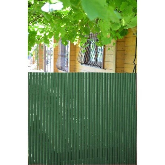 Painel Nature PVC 10 mm Dupla Face Verde Estilo Vime 1 x 3 m Anti-UV