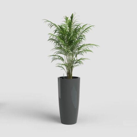Pot Santorini Artevasi Auto-arrosage Anthracite Brillant 65 cm