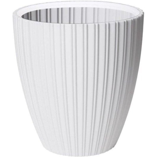 Maceta Garden ID Fancy Blanca 40 cm Diámetro x 42 cm Altura 36 L