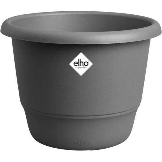 Pflanzgefäß Elho Amiga Round 40 Schwarz Außen Ø39x29 cm