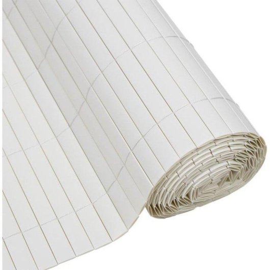 Canisse PVC Nature Doble Cara 1 x 3 m Blanco Anti-UV