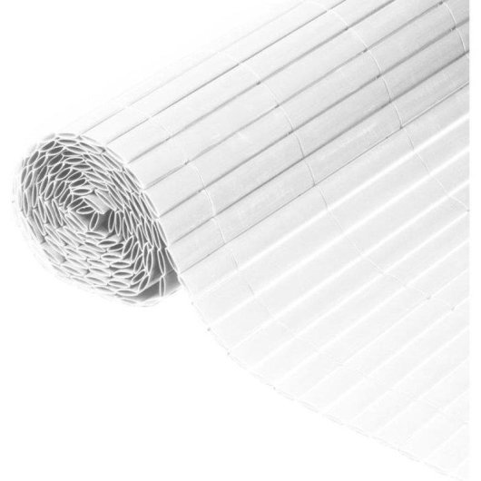 Canisse PVC Nature Doble Cara 1 x 3 m Blanco Anti-UV