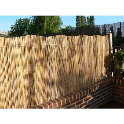 Canisse Nature Canisse de canas partidas naturais 1,5 x 5 m – privacidade 40%