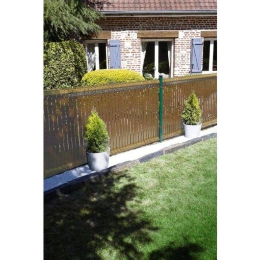 Rolo Canisse Nature PVC Efeito Madeira Bege 50 m 48 mm