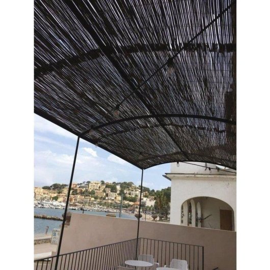Pantalla Decorativa Canisse de Caña Natural Nature 3 x 1 m Marrón