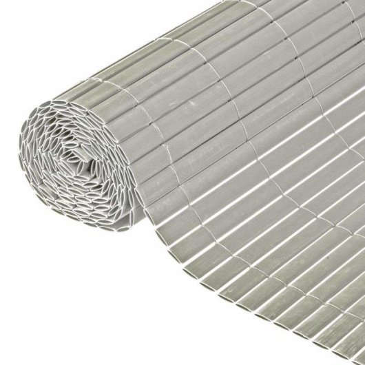 Canisse Nature PVC dupla face Taupe 10 mm 1 x 3 m proteção UV