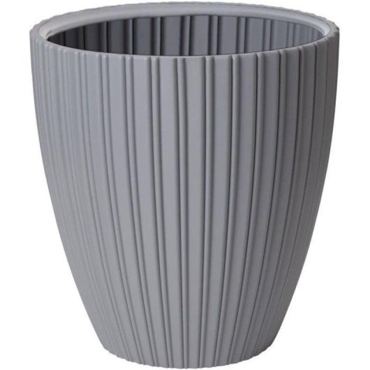 Jardinera ID Fancy Gris Claro 40 x 42 cm 36 L Polietileno Reciclado