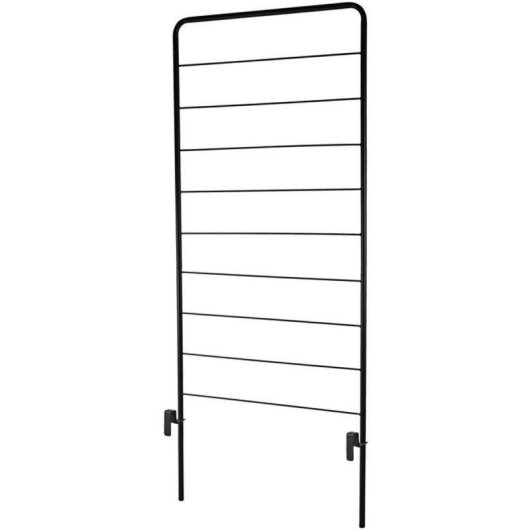 Support de Plantes Deroma Cosmo Gris 78 x 163 cm pour Plantes Grimpantes