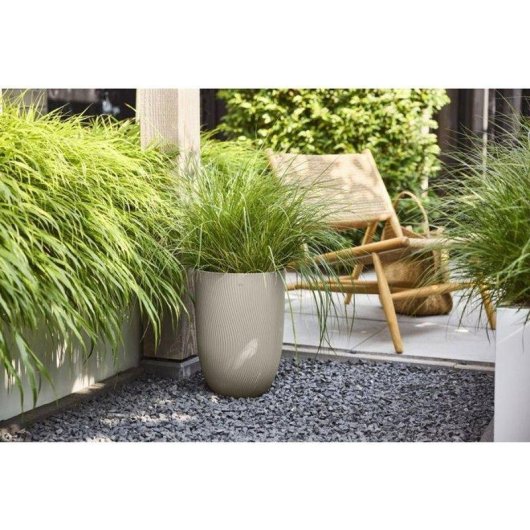 Pote Elho Sereh Tall 30 Bege 22 L para interior e exterior