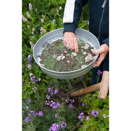 Garten Sieb Nature Durchmesser 37 cm Maschenweite 6 mm