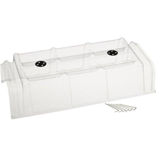 Nature PVC Tunnel Modulares 86x40x22 cm mit 2 Ventilatoren