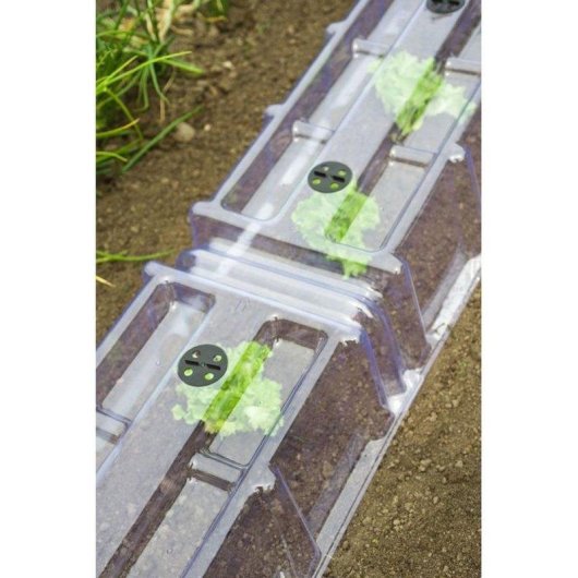Nature PVC Tunnel Modulares 86x40x22 cm mit 2 Ventilatoren