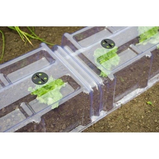 Nature PVC Tunnel Modulares 86x40x22 cm mit 2 Ventilatoren