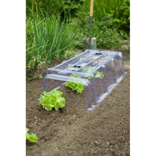 Nature PVC Tunnel Modulares 86x40x22 cm mit 2 Ventilatoren