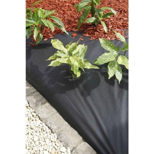 Geotêxtil Nature Não Tecido 120 g/m² 1 x 10 m Preto para Caminhos