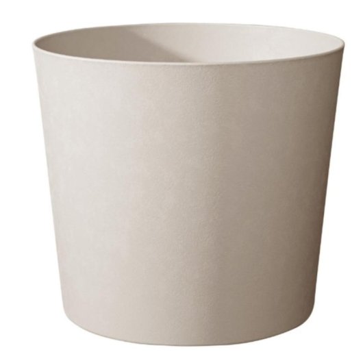 Jardinière EDA Poetic Element Conique 100 L Ø60 cm Gris Clair