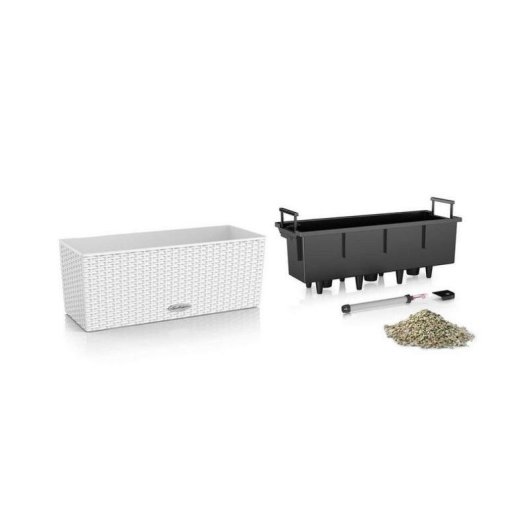 Garten Pflanzkuebel Balconera Cottage 50 Lechuza Graphite Schwarz 8 L