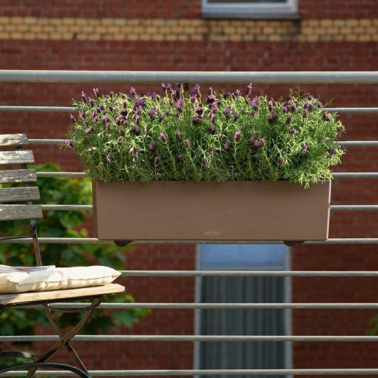 Vaso Balconera Color 80 Lechuza Retangular com Rega Integrada