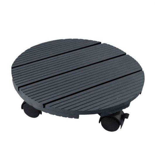 Support roulant Nature pot WPC 30 cm