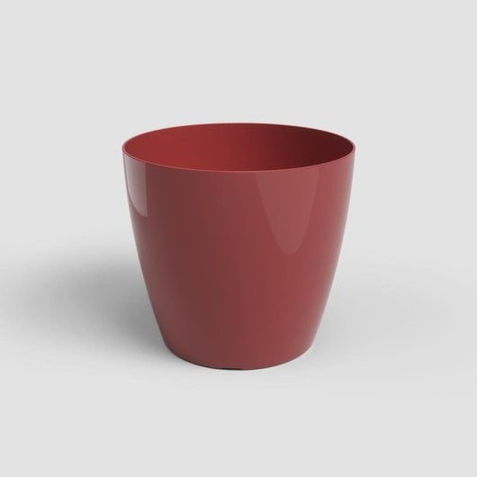 Cache-pot Artevasi San Remo Rouge Brillant 42 cm Plastique Intérieur