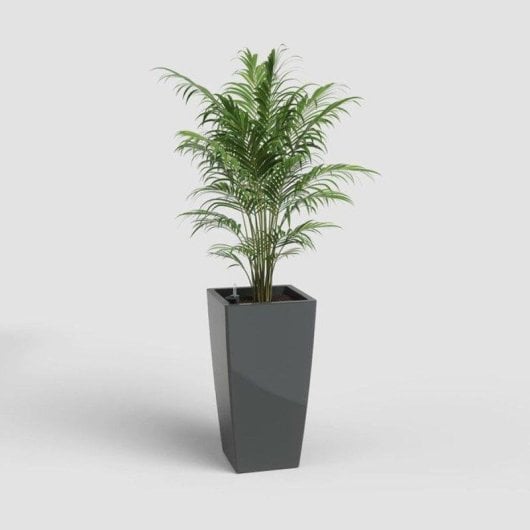 Macetero Artevasi Pisa carré 45 L plastique anthracite résistant UV