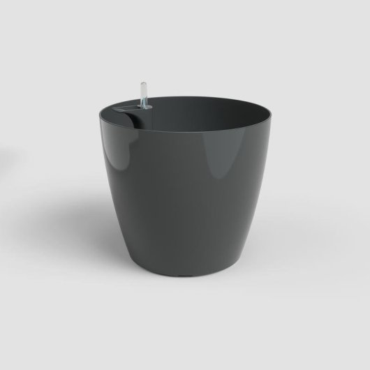 Pot de fleurs Artevasi San Remo Autorriego Diametre 30 Gris Anthracite