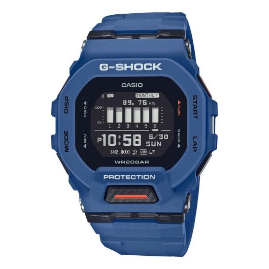 Casio G-Shock GBD-200-2ER Bluetooth 49mm Blu Resistente Acqua 200m