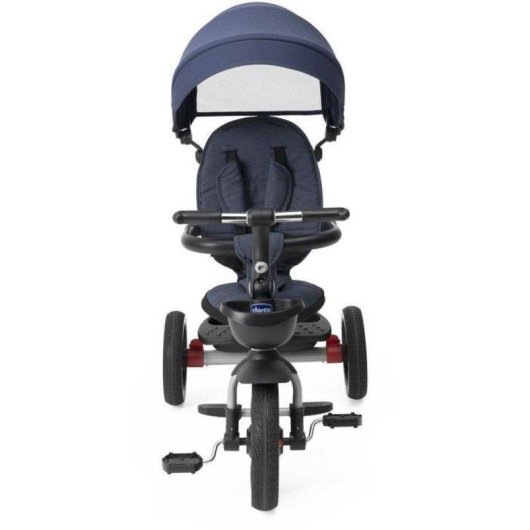 Tricycle Chicco 4 in 1 Evolutiv Klappbar mit abnehmbarem Verdeck Blau