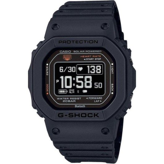Casio G-Shock DW-H5600-1ER Bluetooth Smart Solar Preto 20 ATM
