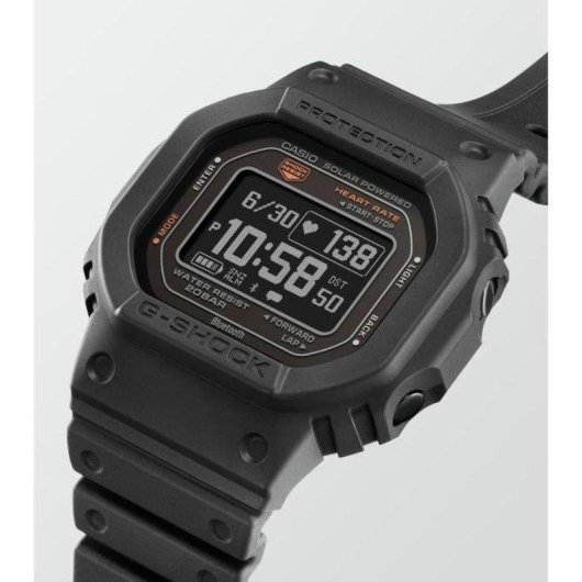 Casio G-Shock DW-H5600-1ER Bluetooth Smart Solar Preto 20 ATM