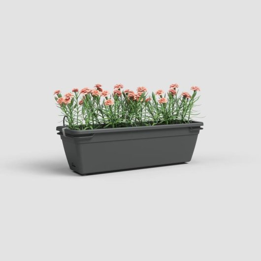 Jardiniere ARTEVASI Venezia Reserve Eau 10 L Gris Antracite