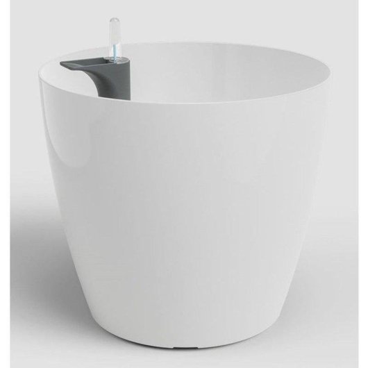 Pot de fleurs Artevasi San Remo SWS blanc système auto-arrosage 42,3 L
