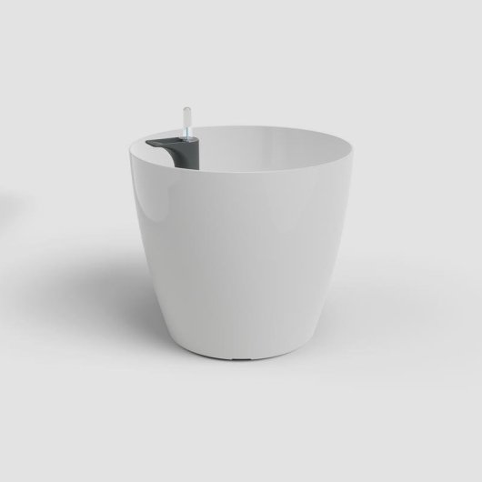 Pot de fleurs Artevasi San Remo SWS blanc système auto-arrosage 42,3 L