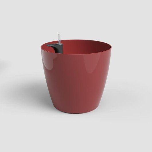 Pot Artevasi San Remo Autorriego 30 cm Rouge Fonce Brillant