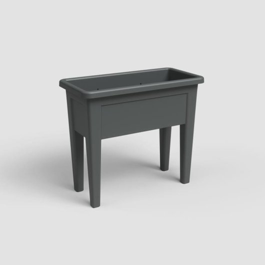 Table de culture surlevee Artevasi Venezia 39x80x69 cm Gris anthracite mate 58 L