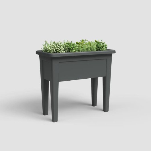 Table de culture surlevee Artevasi Venezia 39x80x69 cm Gris anthracite mate 58 L