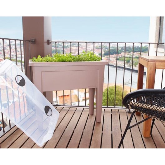 Table de culture surlevee Artevasi Venezia 39x80x69 cm Gris anthracite mate 58 L