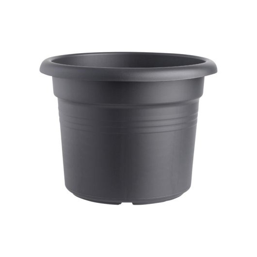 Jardinière Elho Green Basics Cylindrique 65 cm Noire 92 L Extérieur