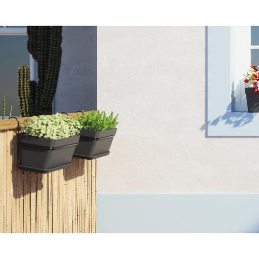 Jardiniere Artevasi Capri Taupe Plastique 14 L Reserve Eau