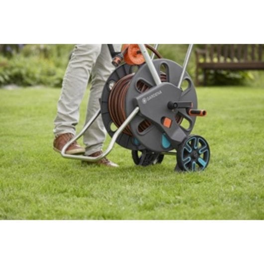 Carrete de manguera de jardín Gardena CleverRoll L 100 m Resistente al hielo