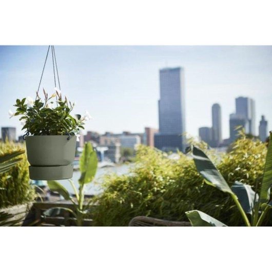 Pot suspendu Greenville Elho 24 cm Vert Feuille 6,4 L