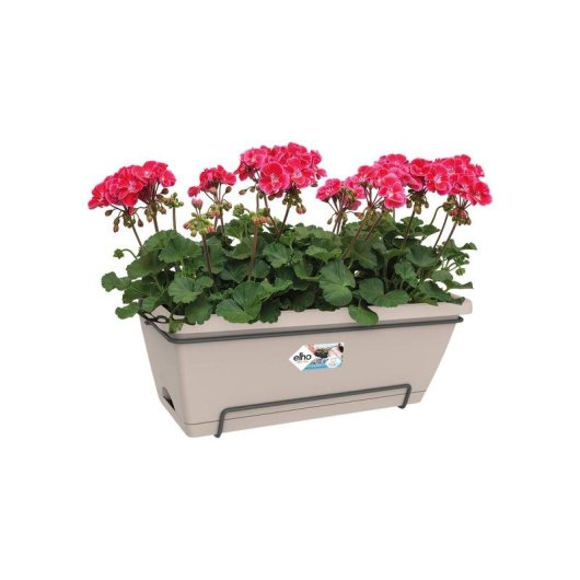 Jardiniere Elho Barcelona XL Allin1 55 Taupe Rectangulaire