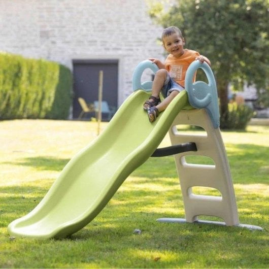 Toboggan Exterieur Life Funny Smoby Double Onde 2m