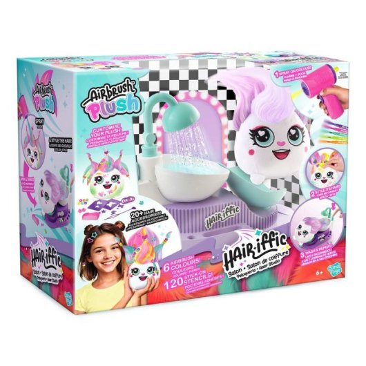 Set de salon de coiffure Canal Toys Hair'iffic avec spray et feutres