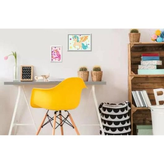 Kit peinture par numeros Ravensburger CreArt Unicorn Neon