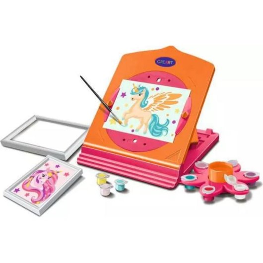 Kit peinture par numeros Ravensburger CreArt Unicorn Neon