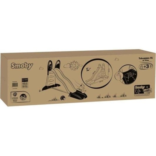 Toboggan Lifetoboggan XL Smoby Esterno Anti-UV Onda Doppia 2,30 m
