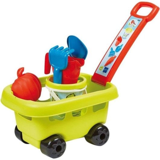 Carrinho de jardim Ecoiffier 40 cm com 7 acessorios
