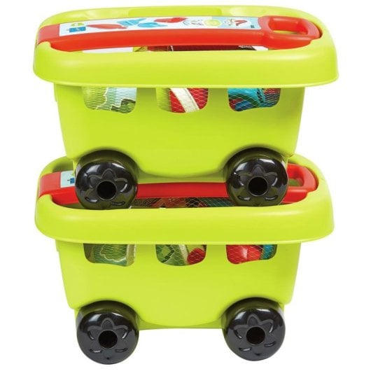 Carrinho de jardim Ecoiffier 40 cm com 7 acessorios