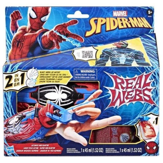Spielzeug-Handschuh-Blaster Spider-Man Real Webs 2-in-1